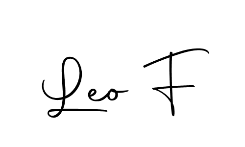 Leo F stylish signature style. Best Handwritten Sign (Autography-DOLnW) for my name. Handwritten Signature Collection Ideas for my name Leo F. Leo F signature style 10 images and pictures png
