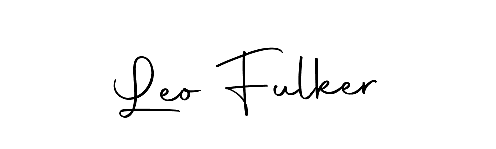 Similarly Autography-DOLnW is the best handwritten signature design. Signature creator online .You can use it as an online autograph creator for name Leo Fulker. Leo Fulker signature style 10 images and pictures png