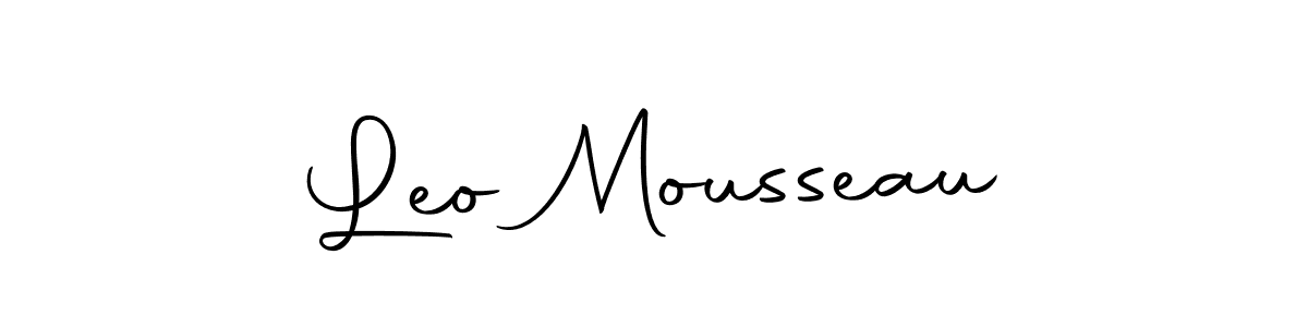 Use a signature maker to create a handwritten signature online. With this signature software, you can design (Autography-DOLnW) your own signature for name Leo Mousseau. Leo Mousseau signature style 10 images and pictures png