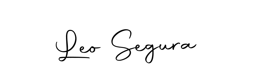 How to make Leo Segura name signature. Use Autography-DOLnW style for creating short signs online. This is the latest handwritten sign. Leo Segura signature style 10 images and pictures png