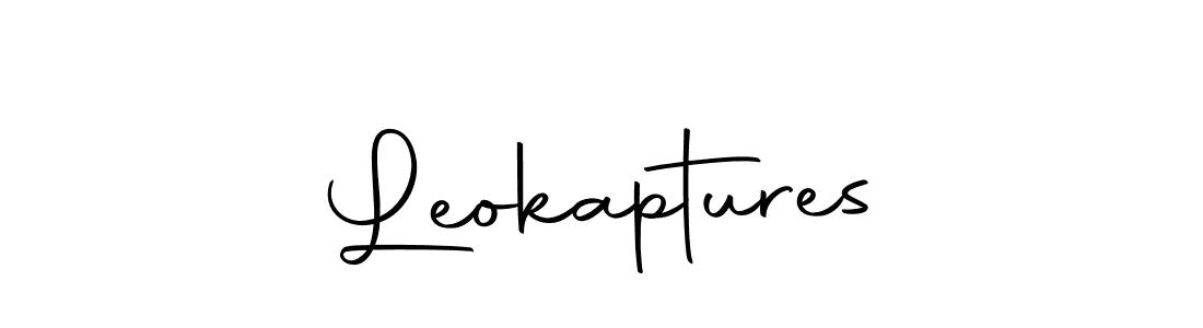 Leokaptures stylish signature style. Best Handwritten Sign (Autography-DOLnW) for my name. Handwritten Signature Collection Ideas for my name Leokaptures. Leokaptures signature style 10 images and pictures png