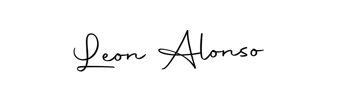 The best way (Autography-DOLnW) to make a short signature is to pick only two or three words in your name. The name Leon Alonso include a total of six letters. For converting this name. Leon Alonso signature style 10 images and pictures png