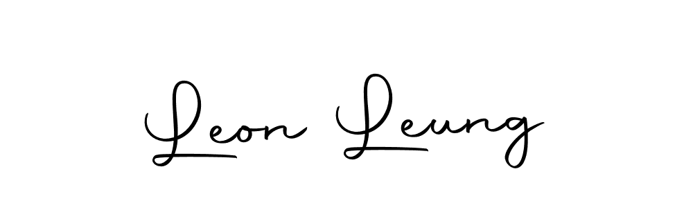 Make a beautiful signature design for name Leon Leung. With this signature (Autography-DOLnW) style, you can create a handwritten signature for free. Leon Leung signature style 10 images and pictures png