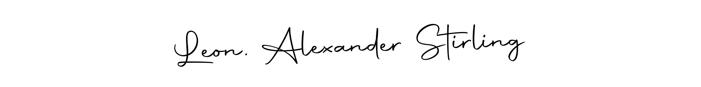 if you are searching for the best signature style for your name Leon. Alexander Stirling. so please give up your signature search. here we have designed multiple signature styles  using Autography-DOLnW. Leon. Alexander Stirling signature style 10 images and pictures png