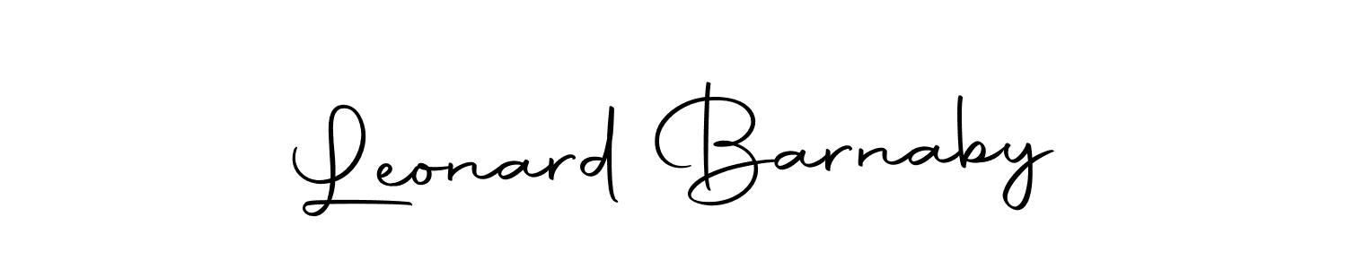 You should practise on your own different ways (Autography-DOLnW) to write your name (Leonard Barnaby) in signature. don't let someone else do it for you. Leonard Barnaby signature style 10 images and pictures png