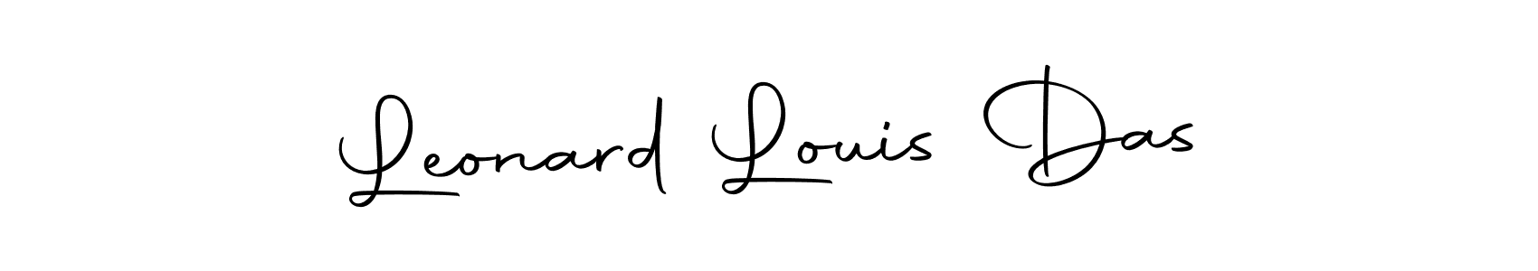 It looks lik you need a new signature style for name Leonard Louis Das. Design unique handwritten (Autography-DOLnW) signature with our free signature maker in just a few clicks. Leonard Louis Das signature style 10 images and pictures png