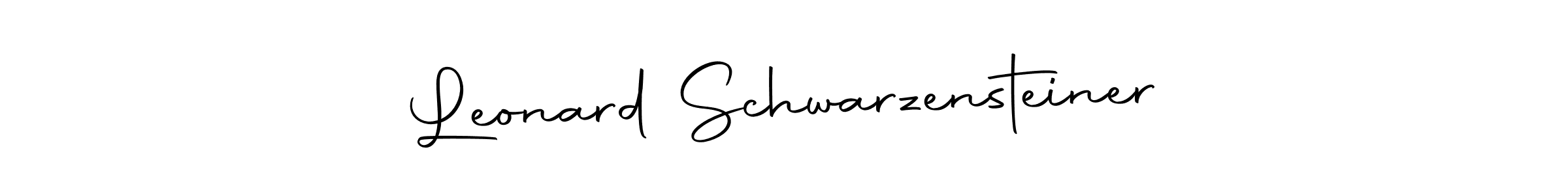 Make a beautiful signature design for name Leonard Schwarzensteiner. With this signature (Autography-DOLnW) style, you can create a handwritten signature for free. Leonard Schwarzensteiner signature style 10 images and pictures png