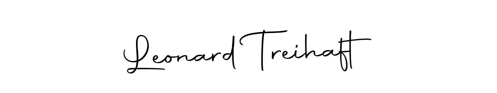 Use a signature maker to create a handwritten signature online. With this signature software, you can design (Autography-DOLnW) your own signature for name Leonard Treihaft. Leonard Treihaft signature style 10 images and pictures png