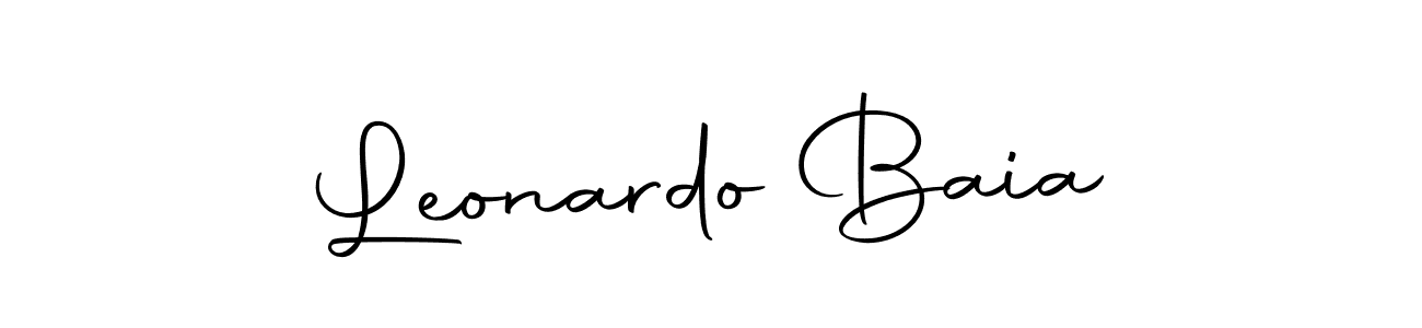 Leonardo Baia stylish signature style. Best Handwritten Sign (Autography-DOLnW) for my name. Handwritten Signature Collection Ideas for my name Leonardo Baia. Leonardo Baia signature style 10 images and pictures png