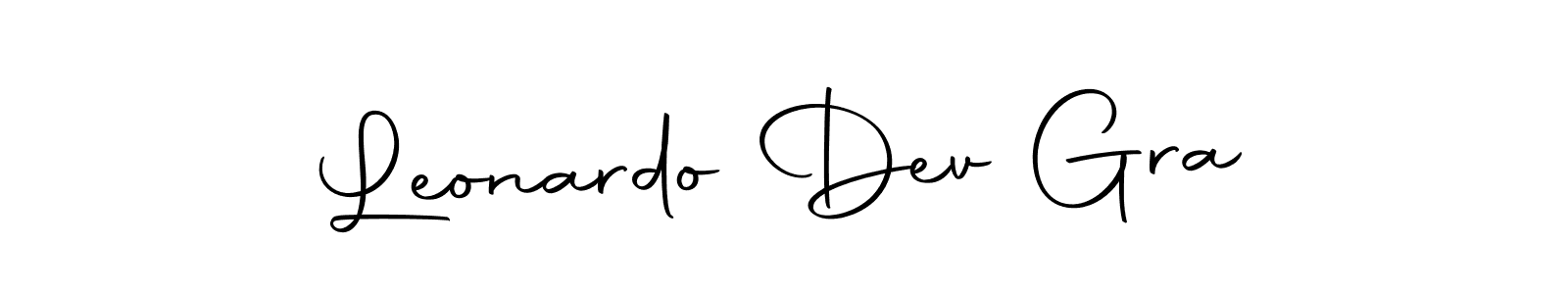 Make a beautiful signature design for name Leonardo Dev Gra. With this signature (Autography-DOLnW) style, you can create a handwritten signature for free. Leonardo Dev Gra signature style 10 images and pictures png