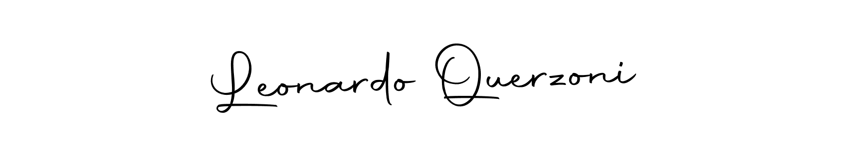 Design your own signature with our free online signature maker. With this signature software, you can create a handwritten (Autography-DOLnW) signature for name Leonardo Querzoni. Leonardo Querzoni signature style 10 images and pictures png