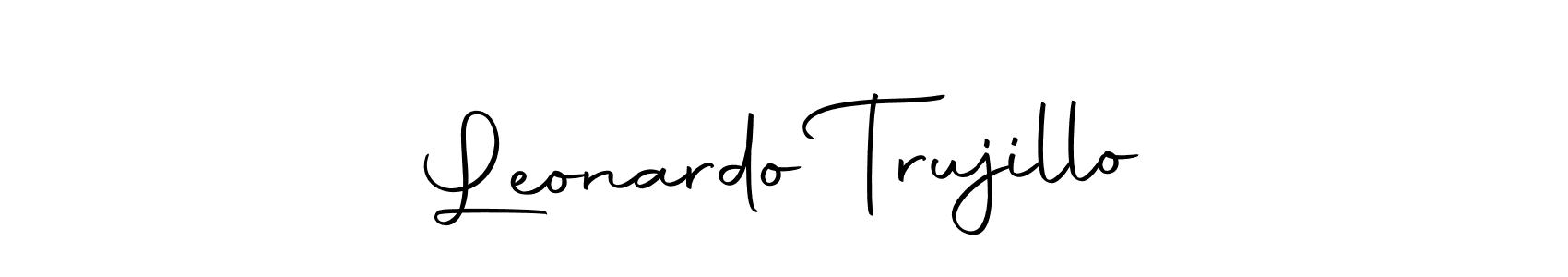 Similarly Autography-DOLnW is the best handwritten signature design. Signature creator online .You can use it as an online autograph creator for name Leonardo Trujillo. Leonardo Trujillo signature style 10 images and pictures png