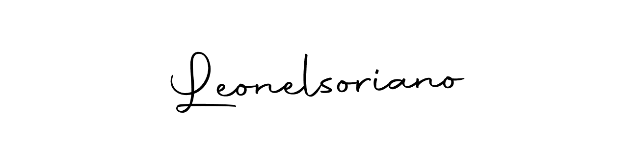 Create a beautiful signature design for name Leonelsoriano. With this signature (Autography-DOLnW) fonts, you can make a handwritten signature for free. Leonelsoriano signature style 10 images and pictures png