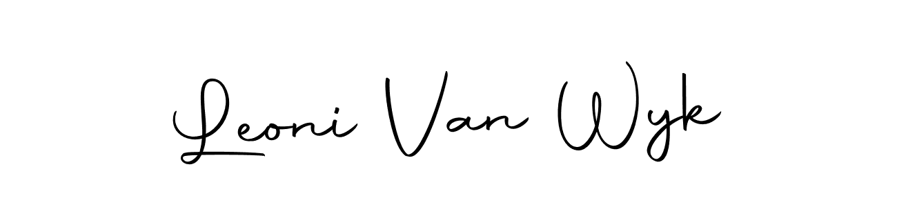 How to Draw Leoni Van Wyk signature style? Autography-DOLnW is a latest design signature styles for name Leoni Van Wyk. Leoni Van Wyk signature style 10 images and pictures png