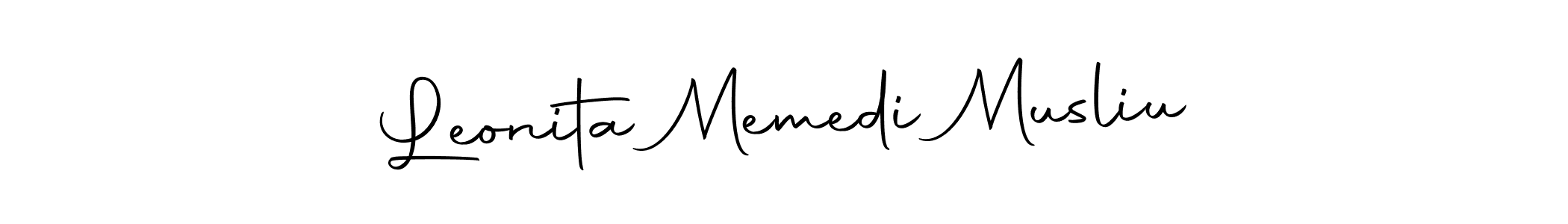 Once you've used our free online signature maker to create your best signature Autography-DOLnW style, it's time to enjoy all of the benefits that Leonita Memedi Musliu name signing documents. Leonita Memedi Musliu signature style 10 images and pictures png