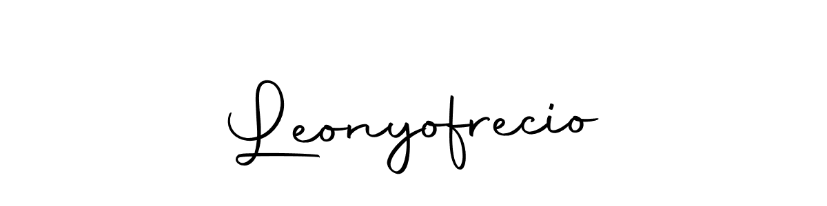 Leonyofrecio stylish signature style. Best Handwritten Sign (Autography-DOLnW) for my name. Handwritten Signature Collection Ideas for my name Leonyofrecio. Leonyofrecio signature style 10 images and pictures png