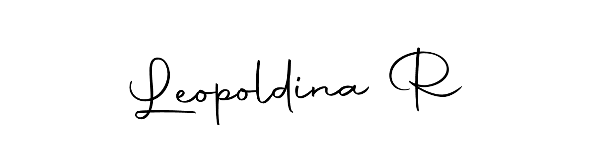 It looks lik you need a new signature style for name Leopoldina R. Design unique handwritten (Autography-DOLnW) signature with our free signature maker in just a few clicks. Leopoldina R signature style 10 images and pictures png