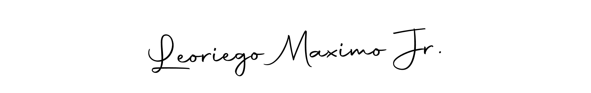 Make a short Leoriego Maximo Jr. signature style. Manage your documents anywhere anytime using Autography-DOLnW. Create and add eSignatures, submit forms, share and send files easily. Leoriego Maximo Jr. signature style 10 images and pictures png