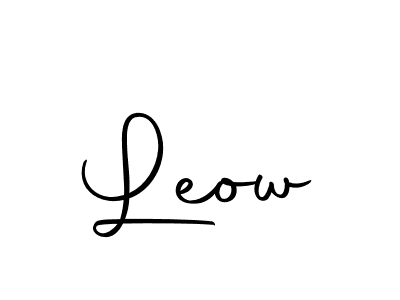 Make a beautiful signature design for name Leow. With this signature (Autography-DOLnW) style, you can create a handwritten signature for free. Leow signature style 10 images and pictures png