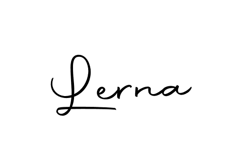 Autography-DOLnW is a professional signature style that is perfect for those who want to add a touch of class to their signature. It is also a great choice for those who want to make their signature more unique. Get Lerna name to fancy signature for free. Lerna signature style 10 images and pictures png
