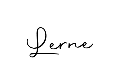 How to make Lerne signature? Autography-DOLnW is a professional autograph style. Create handwritten signature for Lerne name. Lerne signature style 10 images and pictures png