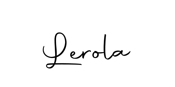 How to make Lerola name signature. Use Autography-DOLnW style for creating short signs online. This is the latest handwritten sign. Lerola signature style 10 images and pictures png