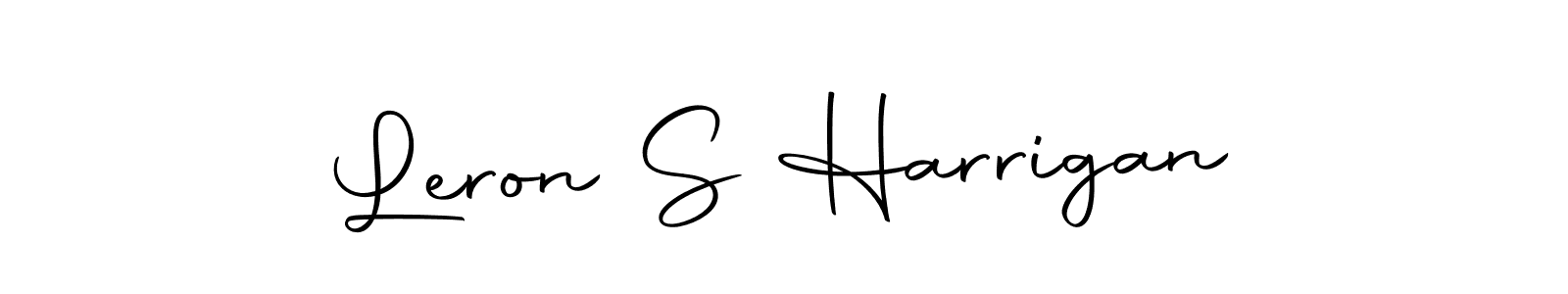 Use a signature maker to create a handwritten signature online. With this signature software, you can design (Autography-DOLnW) your own signature for name Leron S Harrigan. Leron S Harrigan signature style 10 images and pictures png