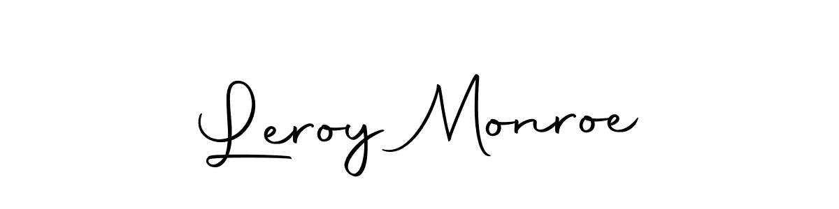 Make a beautiful signature design for name Leroy Monroe. With this signature (Autography-DOLnW) style, you can create a handwritten signature for free. Leroy Monroe signature style 10 images and pictures png