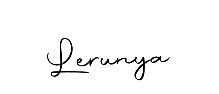 Make a beautiful signature design for name Lerunya. With this signature (Autography-DOLnW) style, you can create a handwritten signature for free. Lerunya signature style 10 images and pictures png