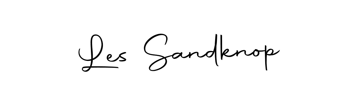 You should practise on your own different ways (Autography-DOLnW) to write your name (Les Sandknop) in signature. don't let someone else do it for you. Les Sandknop signature style 10 images and pictures png