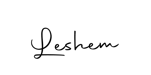 How to make Leshem name signature. Use Autography-DOLnW style for creating short signs online. This is the latest handwritten sign. Leshem signature style 10 images and pictures png