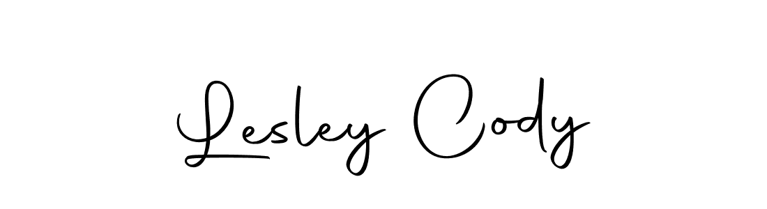 Make a short Lesley Cody signature style. Manage your documents anywhere anytime using Autography-DOLnW. Create and add eSignatures, submit forms, share and send files easily. Lesley Cody signature style 10 images and pictures png