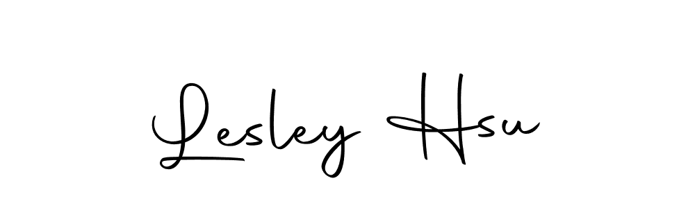 Lesley Hsu stylish signature style. Best Handwritten Sign (Autography-DOLnW) for my name. Handwritten Signature Collection Ideas for my name Lesley Hsu. Lesley Hsu signature style 10 images and pictures png