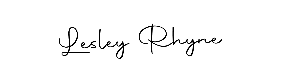 Design your own signature with our free online signature maker. With this signature software, you can create a handwritten (Autography-DOLnW) signature for name Lesley Rhyne. Lesley Rhyne signature style 10 images and pictures png