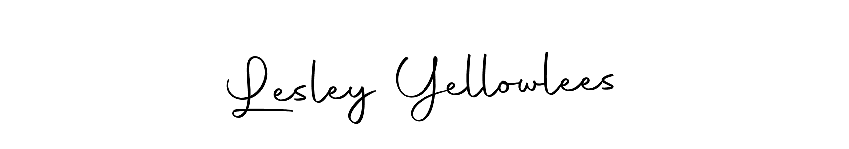 Use a signature maker to create a handwritten signature online. With this signature software, you can design (Autography-DOLnW) your own signature for name Lesley Yellowlees. Lesley Yellowlees signature style 10 images and pictures png