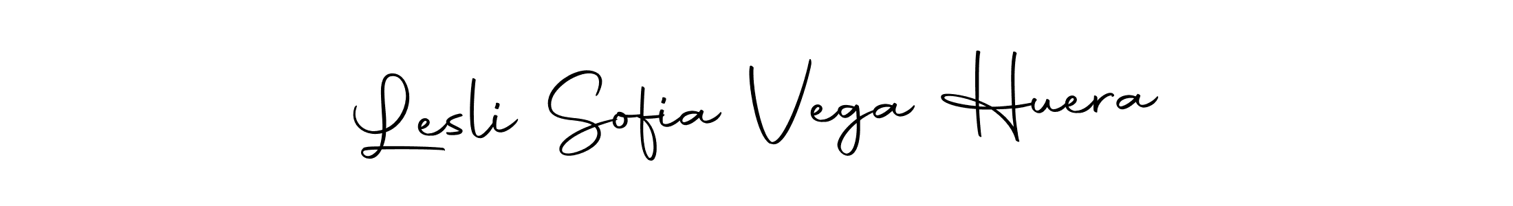 Also we have Lesli Sofia Vega Huera name is the best signature style. Create professional handwritten signature collection using Autography-DOLnW autograph style. Lesli Sofia Vega Huera signature style 10 images and pictures png