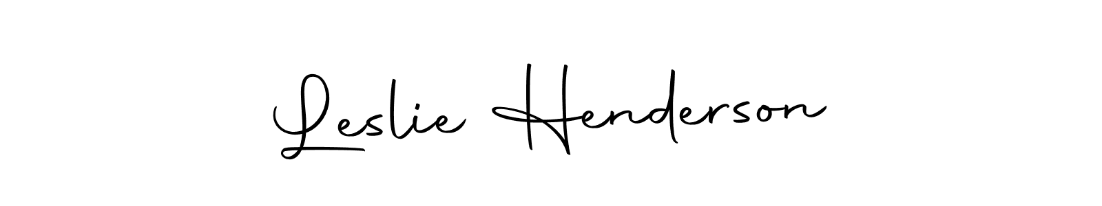 Similarly Autography-DOLnW is the best handwritten signature design. Signature creator online .You can use it as an online autograph creator for name Leslie Henderson. Leslie Henderson signature style 10 images and pictures png