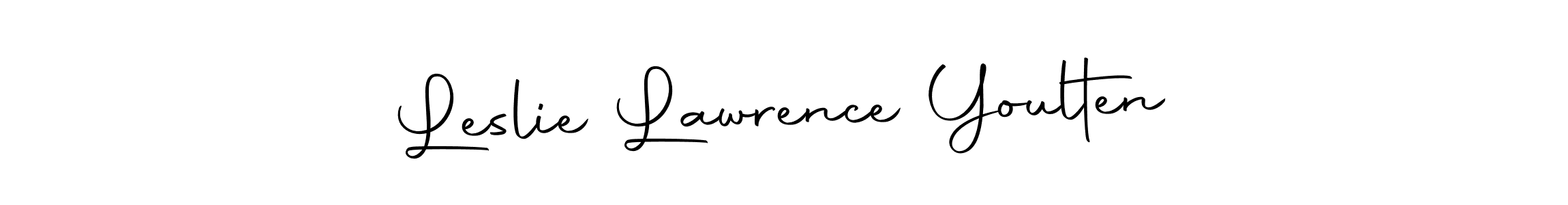Make a short Leslie Lawrence Youlten signature style. Manage your documents anywhere anytime using Autography-DOLnW. Create and add eSignatures, submit forms, share and send files easily. Leslie Lawrence Youlten signature style 10 images and pictures png