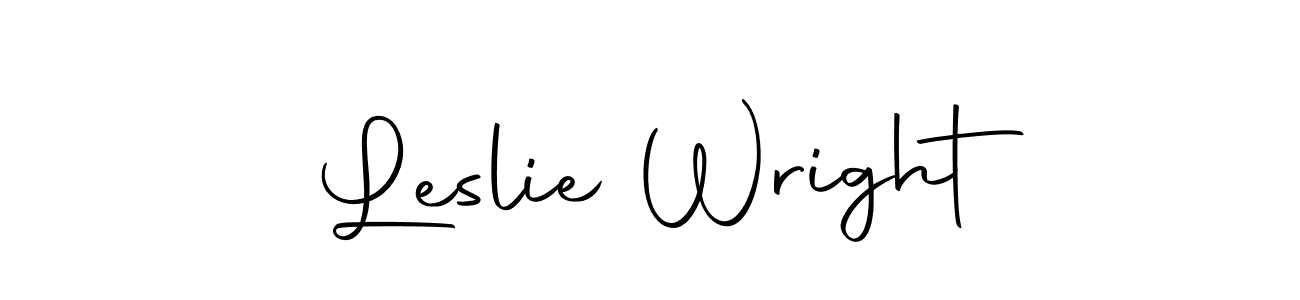 Make a beautiful signature design for name Leslie Wright. With this signature (Autography-DOLnW) style, you can create a handwritten signature for free. Leslie Wright signature style 10 images and pictures png