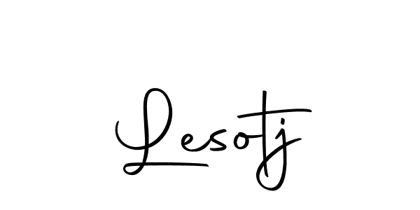 Use a signature maker to create a handwritten signature online. With this signature software, you can design (Autography-DOLnW) your own signature for name Lesotj. Lesotj signature style 10 images and pictures png