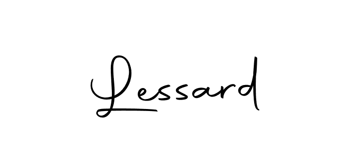 if you are searching for the best signature style for your name Lessard. so please give up your signature search. here we have designed multiple signature styles  using Autography-DOLnW. Lessard signature style 10 images and pictures png