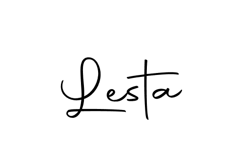 Create a beautiful signature design for name Lesta. With this signature (Autography-DOLnW) fonts, you can make a handwritten signature for free. Lesta signature style 10 images and pictures png