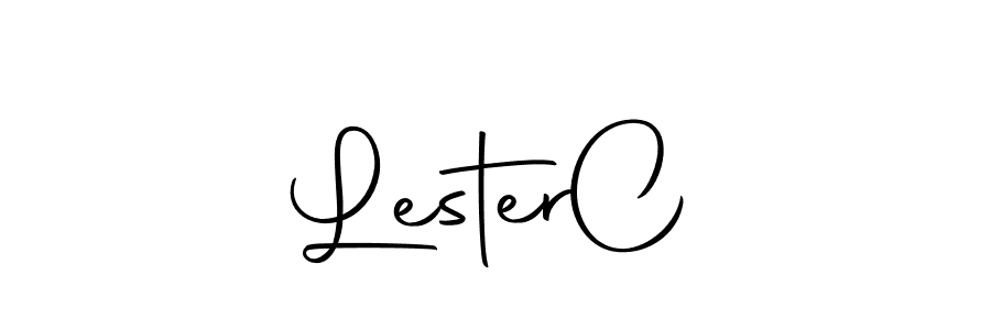 The best way (Autography-DOLnW) to make a short signature is to pick only two or three words in your name. The name Lester  C include a total of six letters. For converting this name. Lester  C signature style 10 images and pictures png