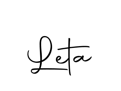 It looks lik you need a new signature style for name Leta. Design unique handwritten (Autography-DOLnW) signature with our free signature maker in just a few clicks. Leta signature style 10 images and pictures png