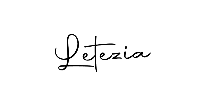You should practise on your own different ways (Autography-DOLnW) to write your name (Letezia) in signature. don't let someone else do it for you. Letezia signature style 10 images and pictures png