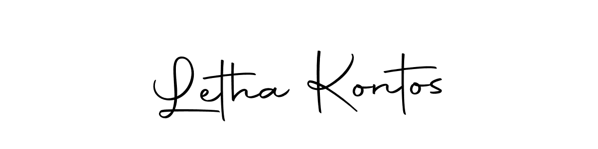 Also You can easily find your signature by using the search form. We will create Letha Kontos name handwritten signature images for you free of cost using Autography-DOLnW sign style. Letha Kontos signature style 10 images and pictures png