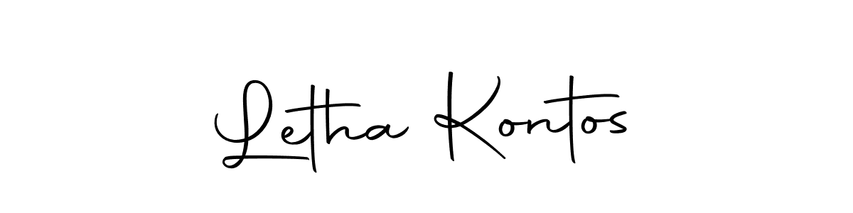 Also You can easily find your signature by using the search form. We will create Letha Kontos name handwritten signature images for you free of cost using Autography-DOLnW sign style. Letha Kontos signature style 10 images and pictures png