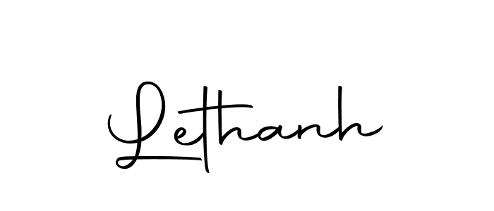 Lethanh stylish signature style. Best Handwritten Sign (Autography-DOLnW) for my name. Handwritten Signature Collection Ideas for my name Lethanh. Lethanh signature style 10 images and pictures png