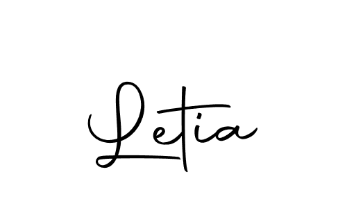 Autography-DOLnW is a professional signature style that is perfect for those who want to add a touch of class to their signature. It is also a great choice for those who want to make their signature more unique. Get Letia name to fancy signature for free. Letia signature style 10 images and pictures png