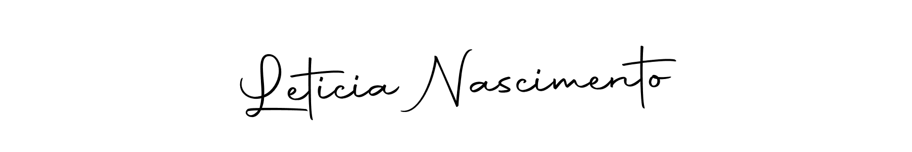 Make a beautiful signature design for name Leticia Nascimento. Use this online signature maker to create a handwritten signature for free. Leticia Nascimento signature style 10 images and pictures png
